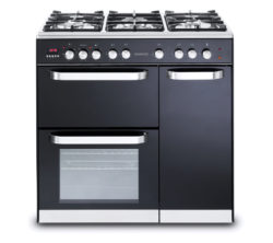 KENWOOD CK503 Dual Fuel Range Cooker - Black